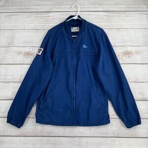 Vans x Joel Tudor Canvas Full Zip Jacket Mens Large Blue Off The Wall 1966